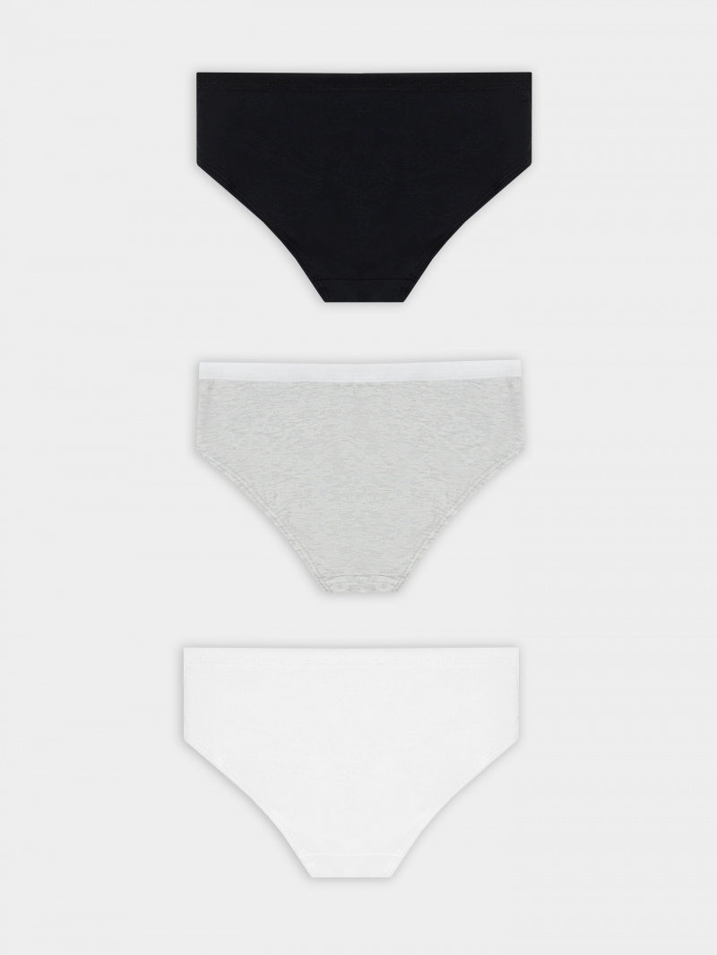 Трусы Mark Formelle 417749-3/25-15-36906Б-5 белый_серый_меланж_4306_А_черный