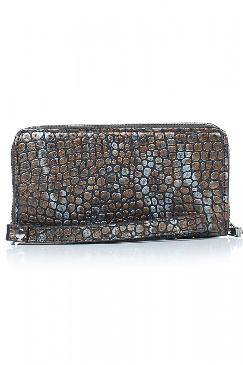 Кошельки и косметички Galanteya 225.25с1680к45 бронза/черный