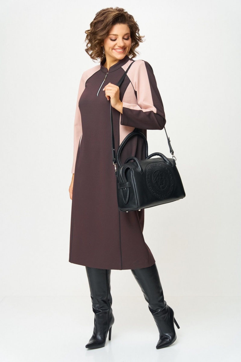 Платья Aira Style 24427  шоколадный