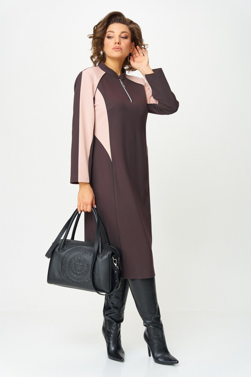 Платья Aira Style 24427  шоколадный