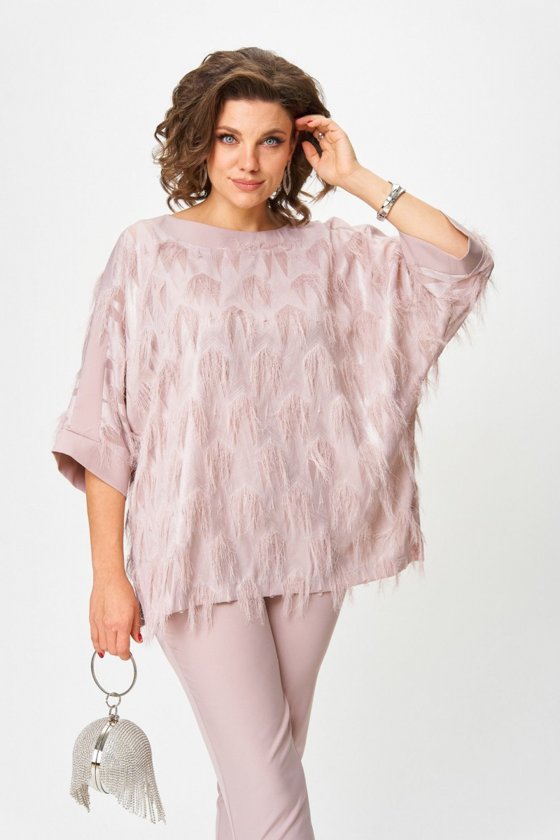 Брючный комплект Michel chic 1435 пыльная_роза