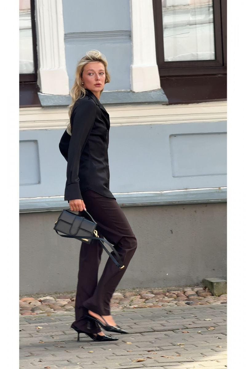 Блузы THE.WOMAN 0347 черный
