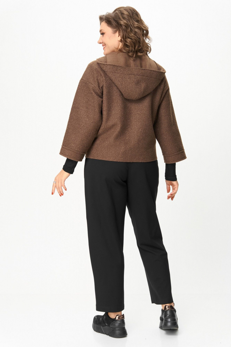 Брючный костюм Michel chic 1357/2 латте-черный