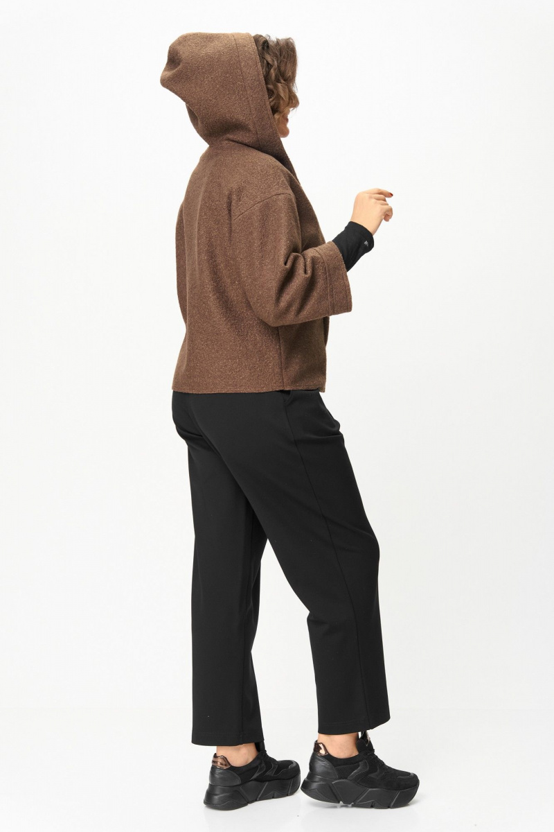 Брючный костюм Michel chic 1357/2 латте-черный