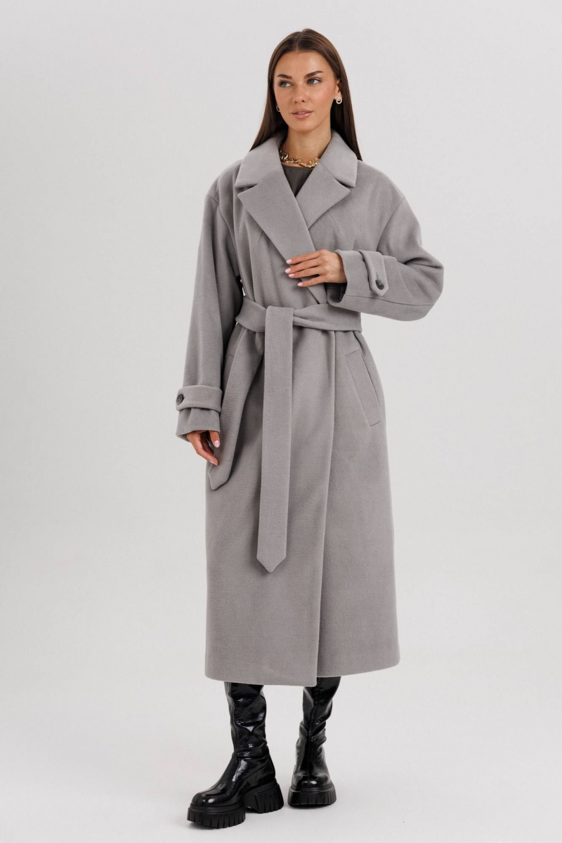 Женское пальто Fantazia Mod 4645 серый