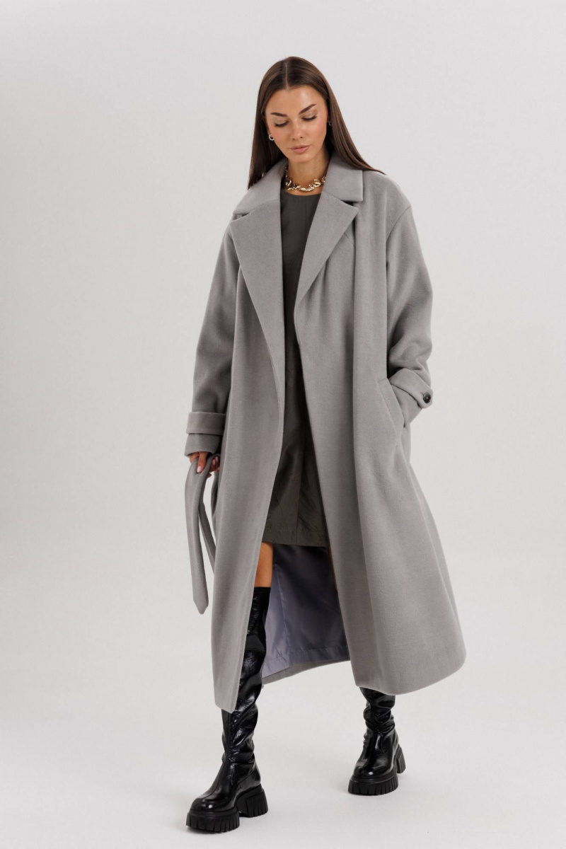 Женское пальто Fantazia Mod 4645 серый