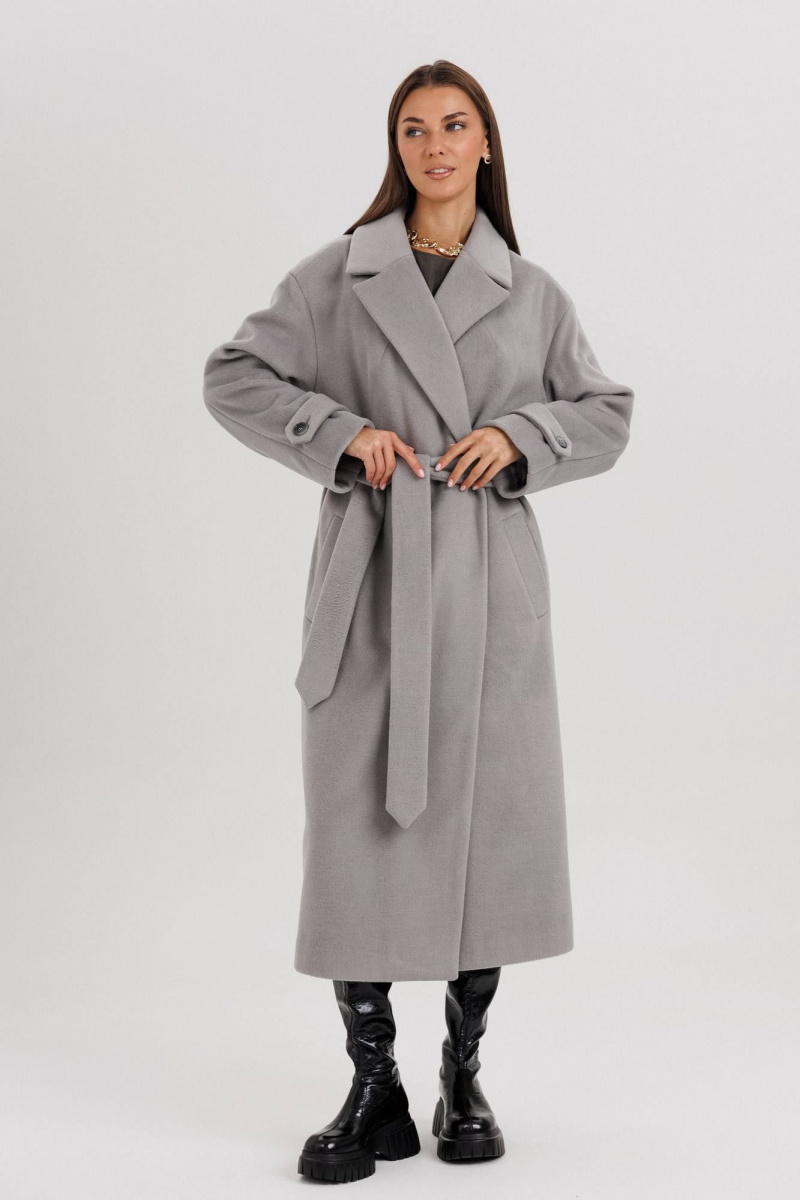 Женское пальто Fantazia Mod 4645 серый