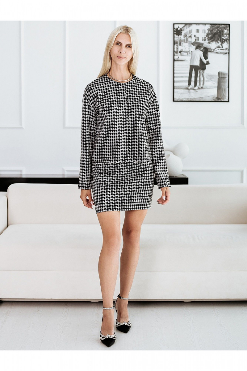 Юбочный костюм BUNABOUTIQUE 21222 серый