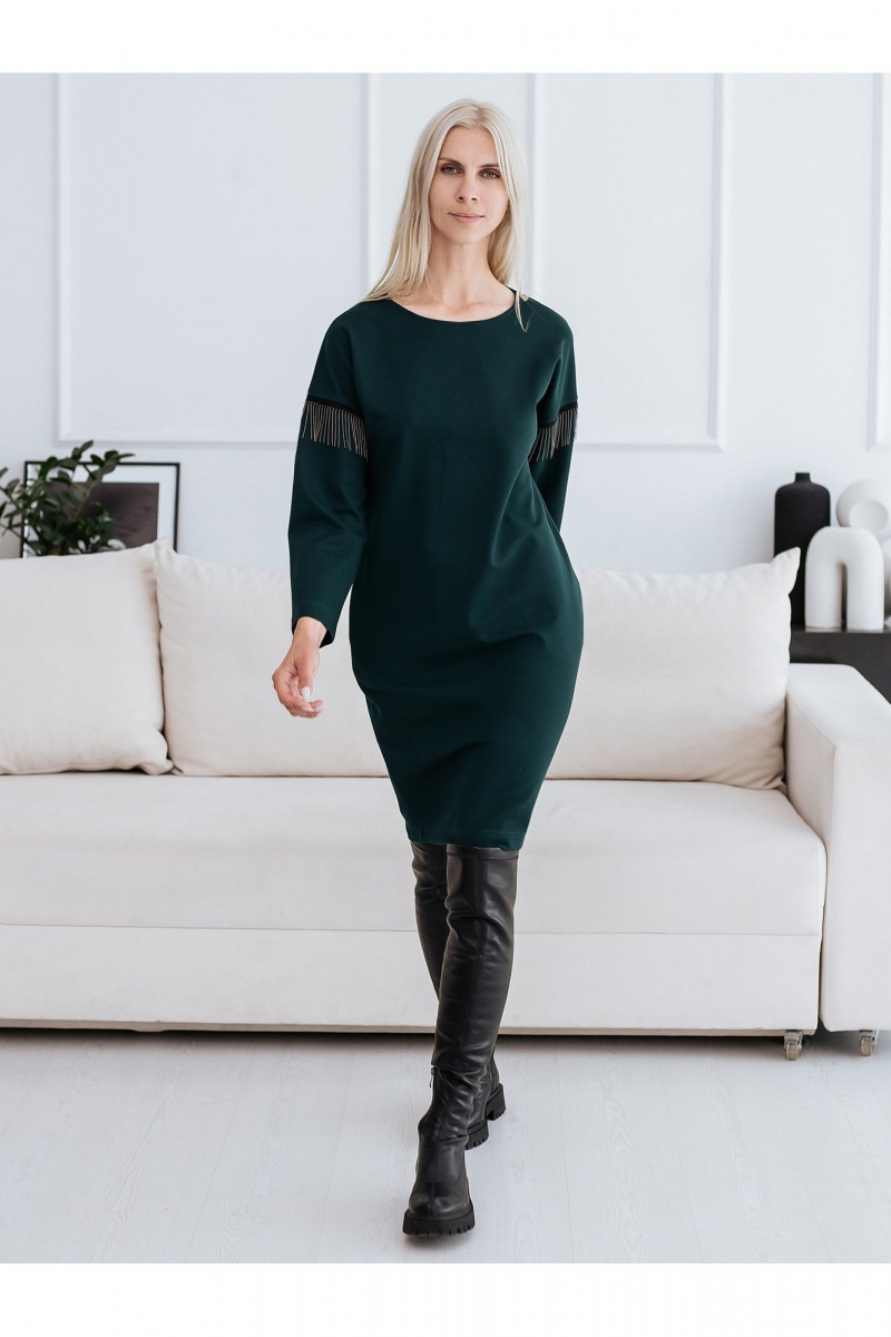 Платья BUNABOUTIQUE 21262 изумрудный