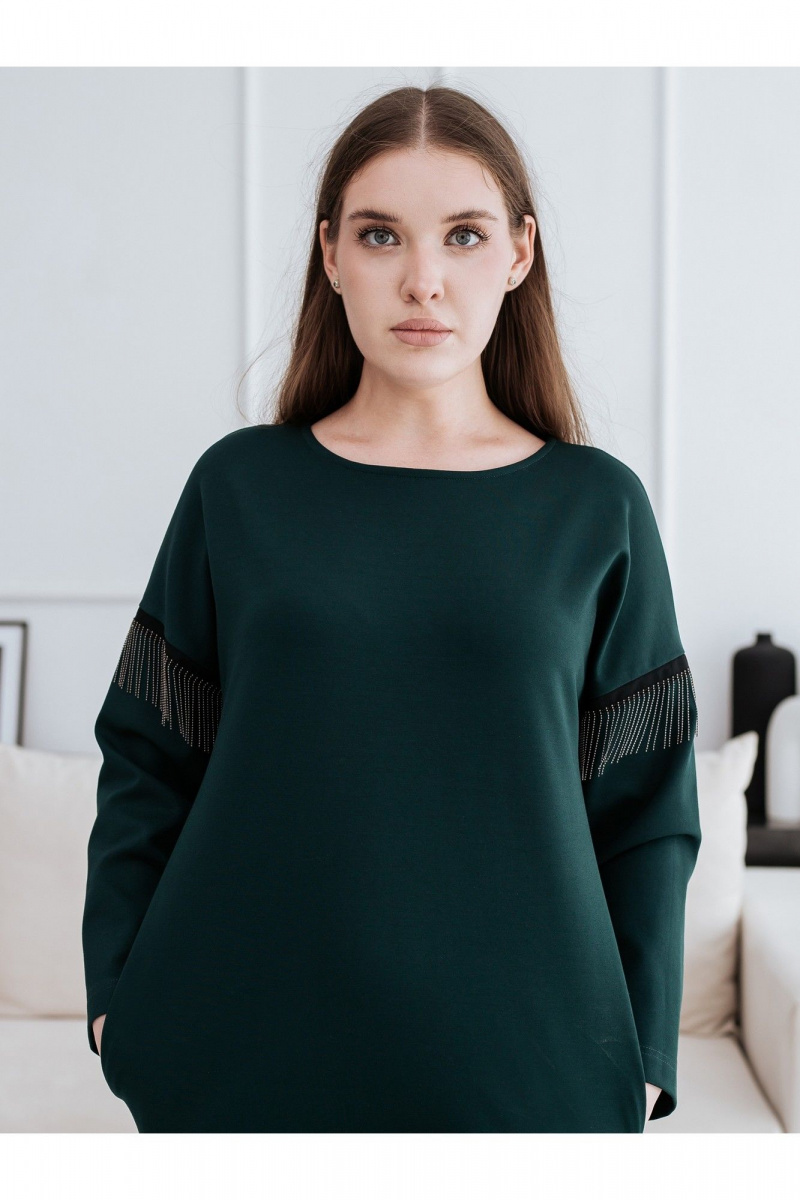 Платья BUNABOUTIQUE 21262 изумрудный