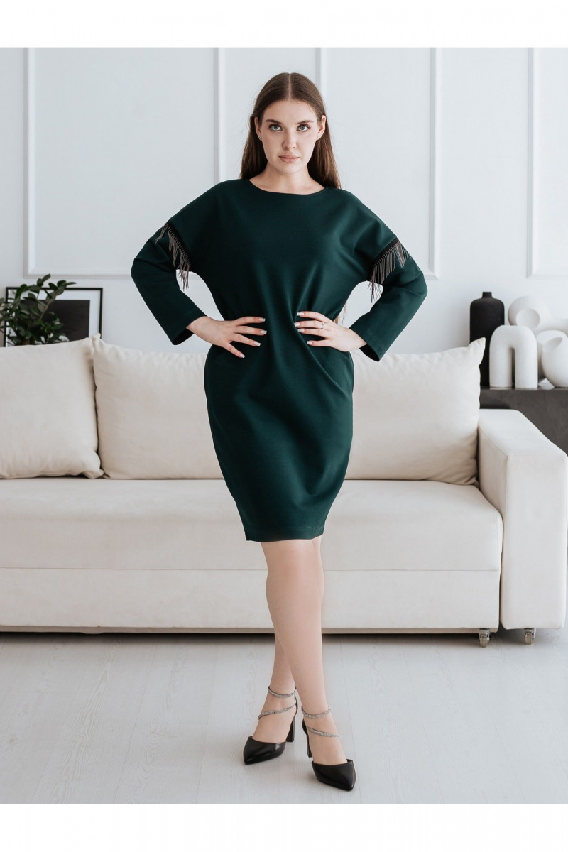 Платья BUNABOUTIQUE 21262 изумрудный