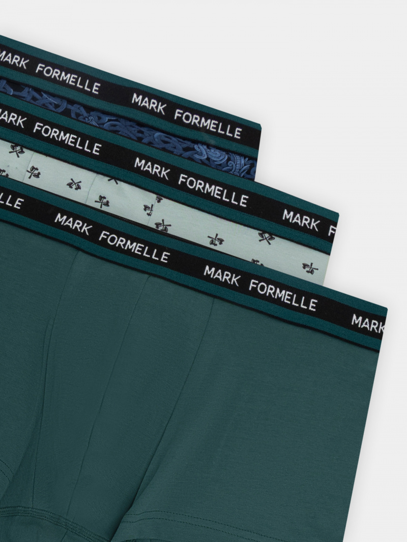 Нижнее белье Mark Formelle 411124-3/25-5136П-5 топоры_на_зеленом_льду_т.зеленый_узор_на_черном