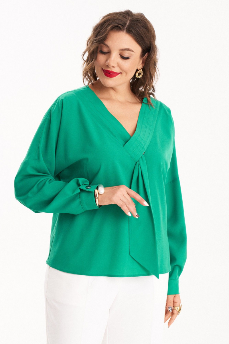 Блузы Almirastyle 305 зелёный