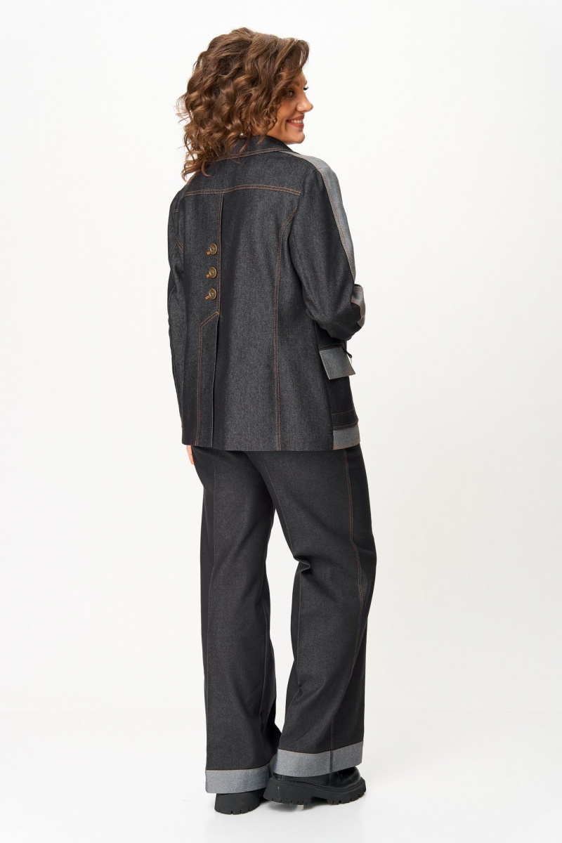 Брючный костюм Aira Style 24239 графит