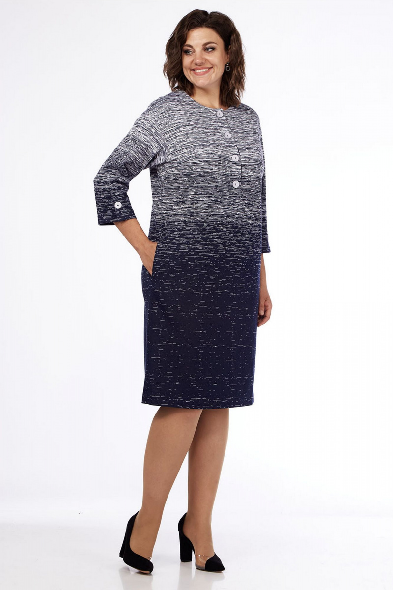 Платья Lady Style Classic 2561 синий_тон