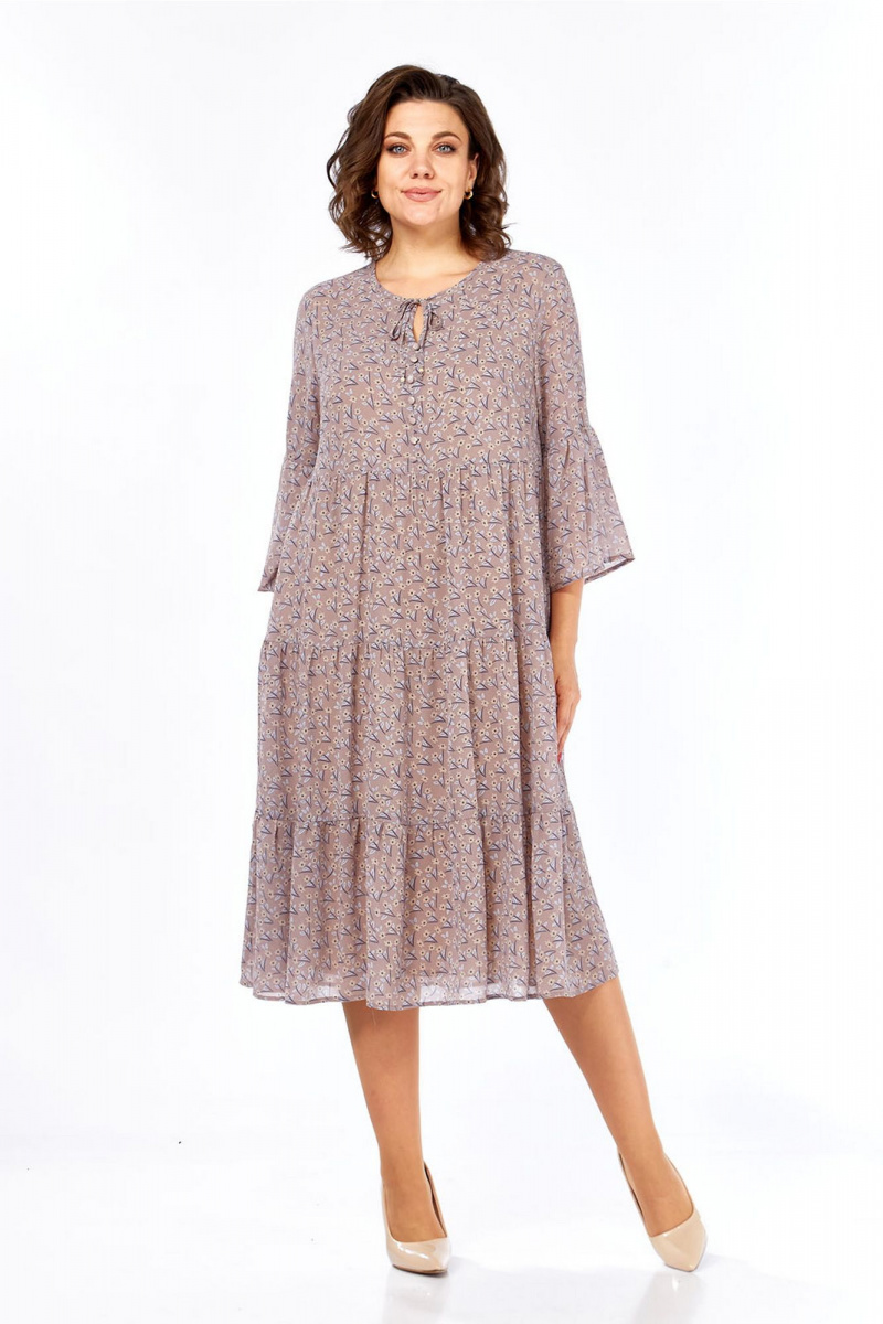 Платья Lady Style Classic 3007/2 кофейный