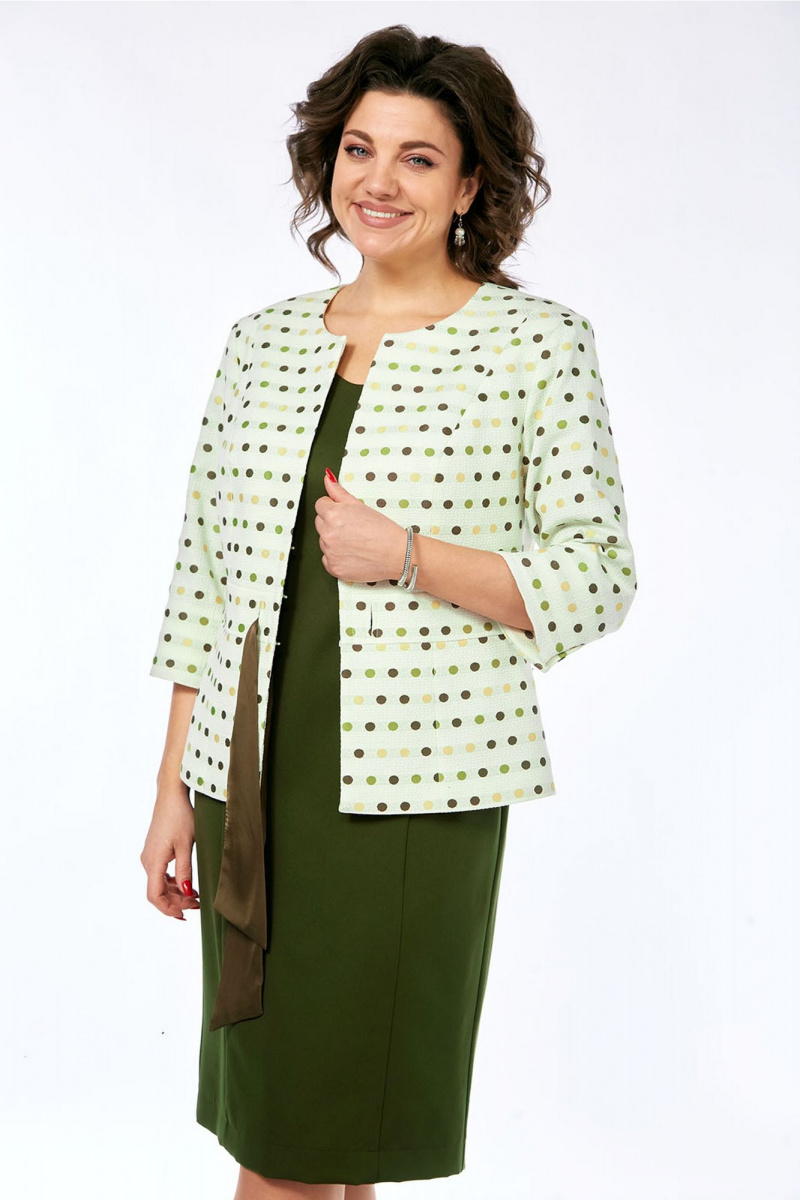 Плательный комплект Lady Style Classic 2665 зеленый