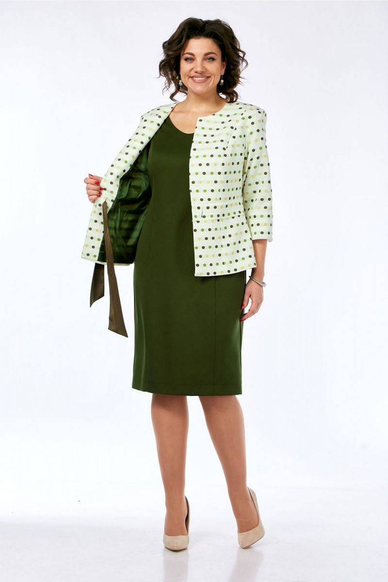 Плательный комплект Lady Style Classic 2665 зеленый