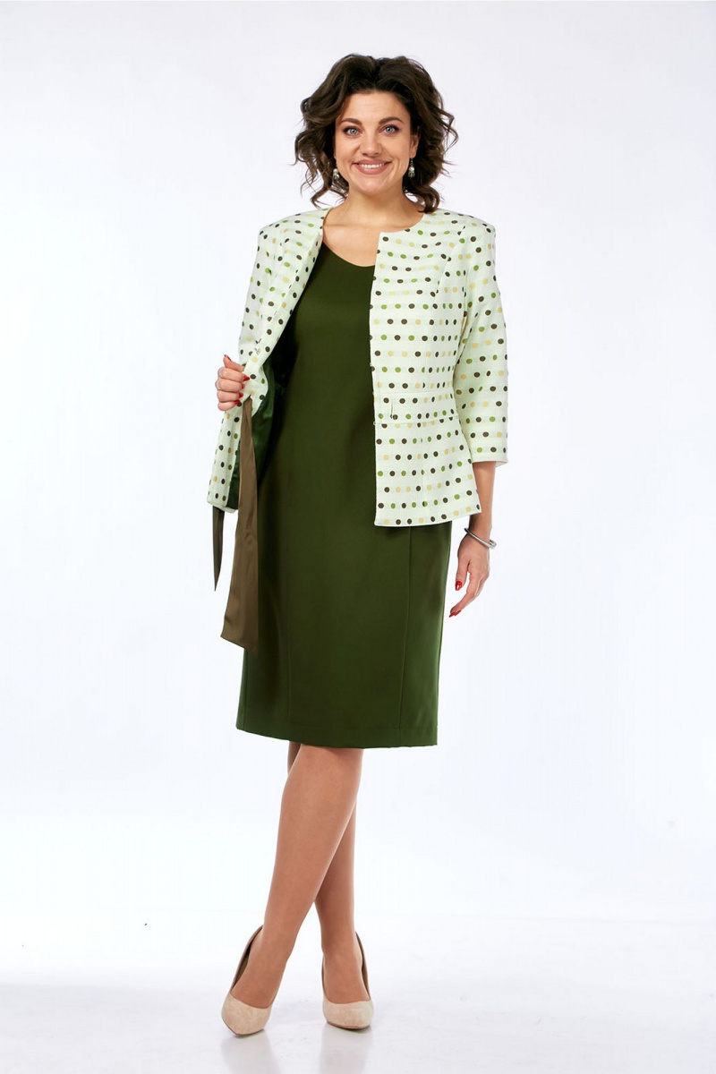 Плательный комплект Lady Style Classic 2665 зеленый