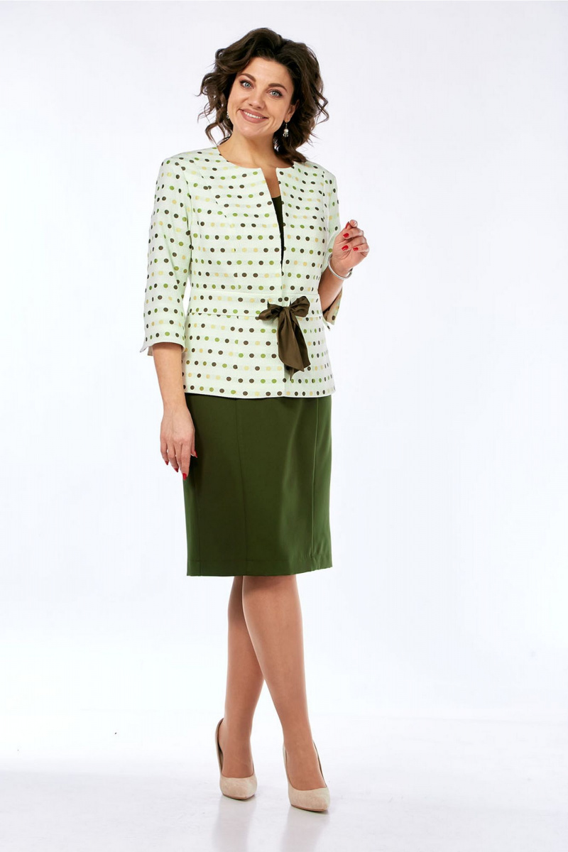 Плательный комплект Lady Style Classic 2665 зеленый