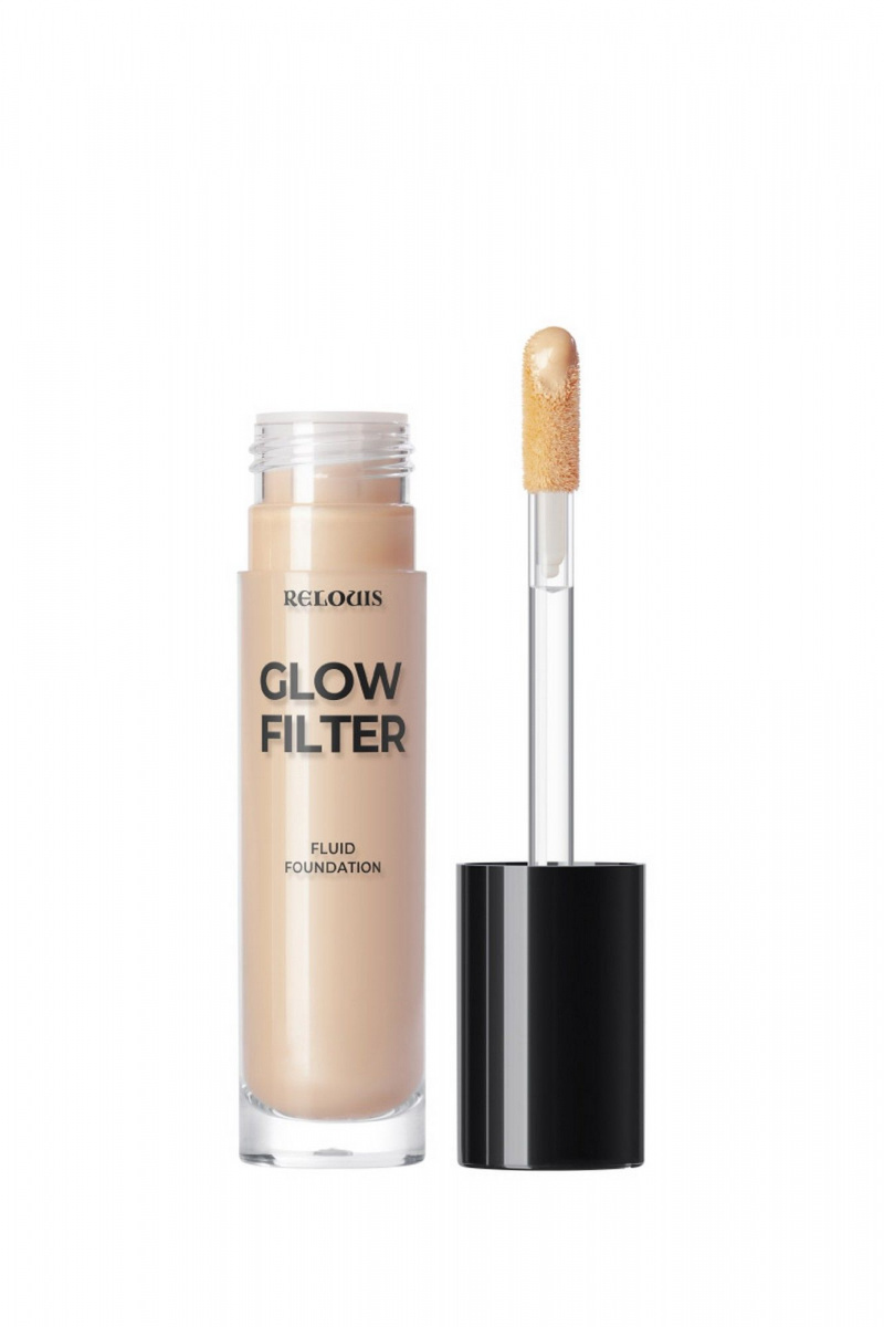 Тональные средства Relouis Glow Filter Fluid Foundation Light Beige 01