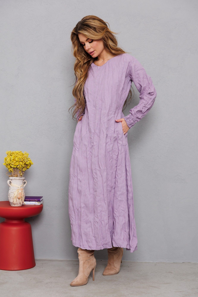 Платья АМУЛЕТ 9906 лаванда