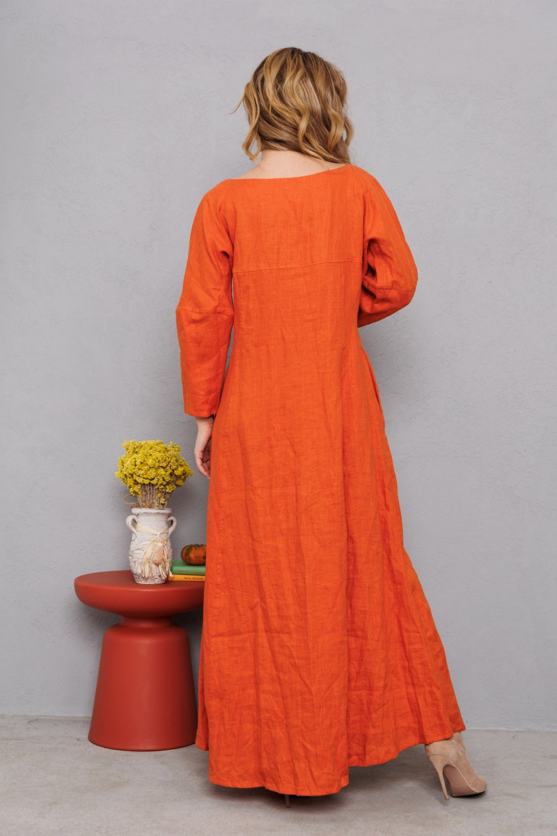 Платья АМУЛЕТ 9908 апельсин