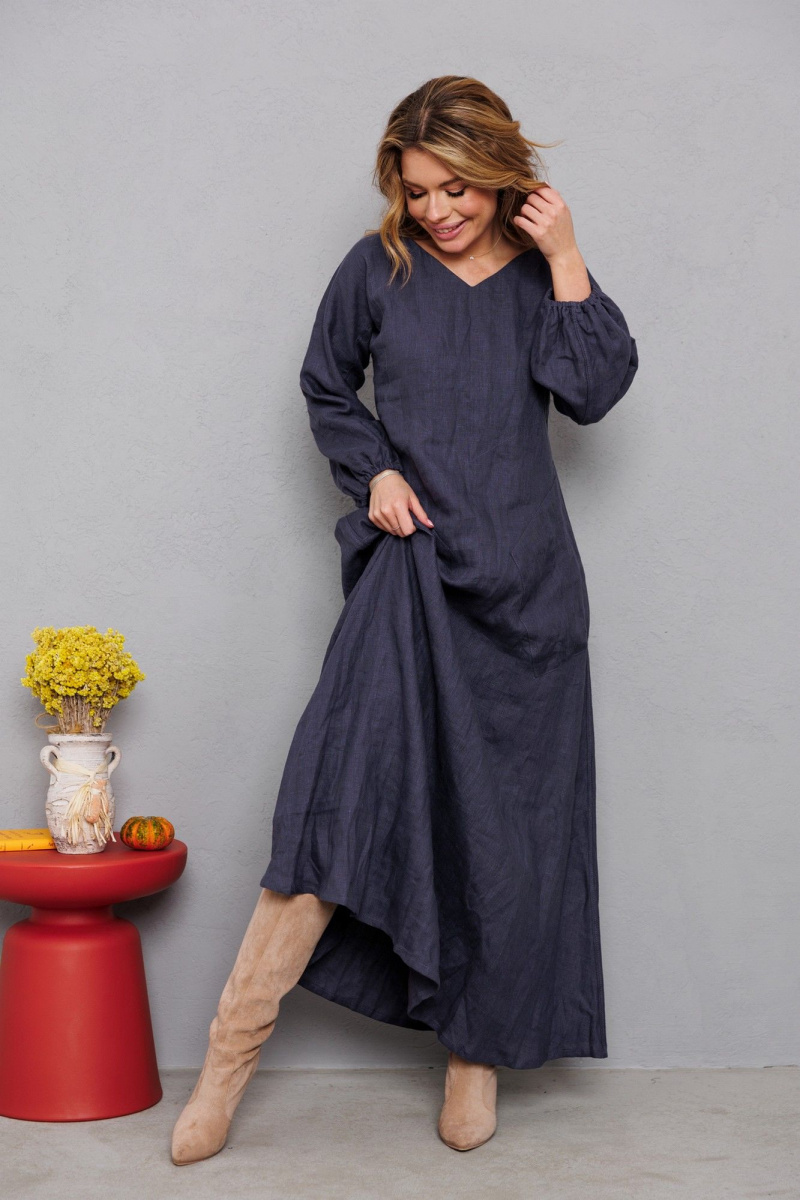 Платья АМУЛЕТ 9925 графит