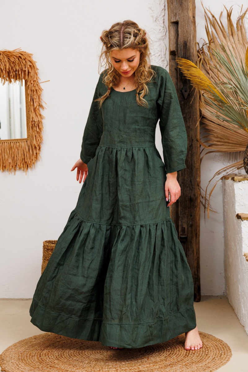 Платья АМУЛЕТ 9922 изумруд