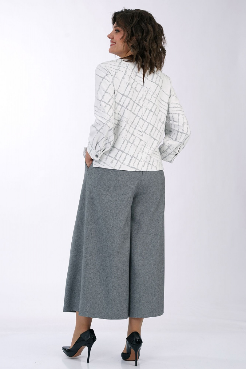 Брючный комплект Alani Collection 2456 серый