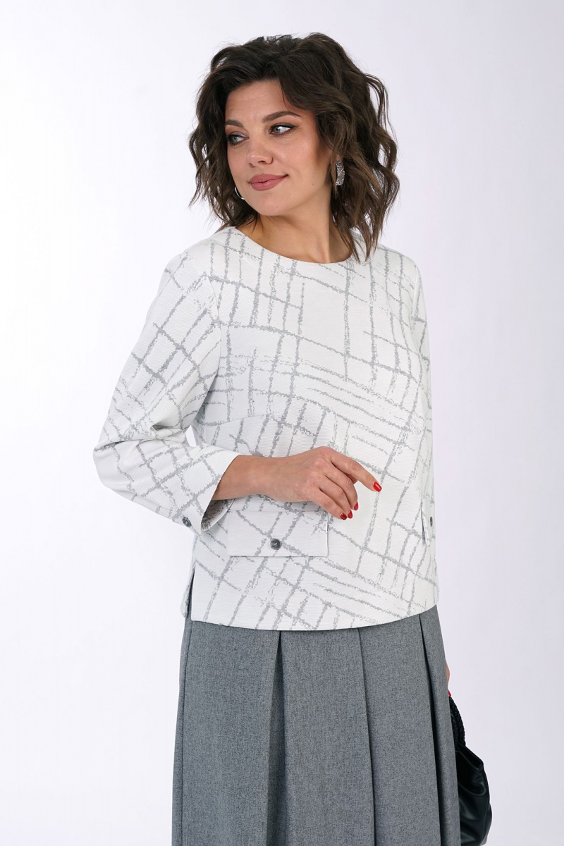 Брючный комплект Alani Collection 2456 серый