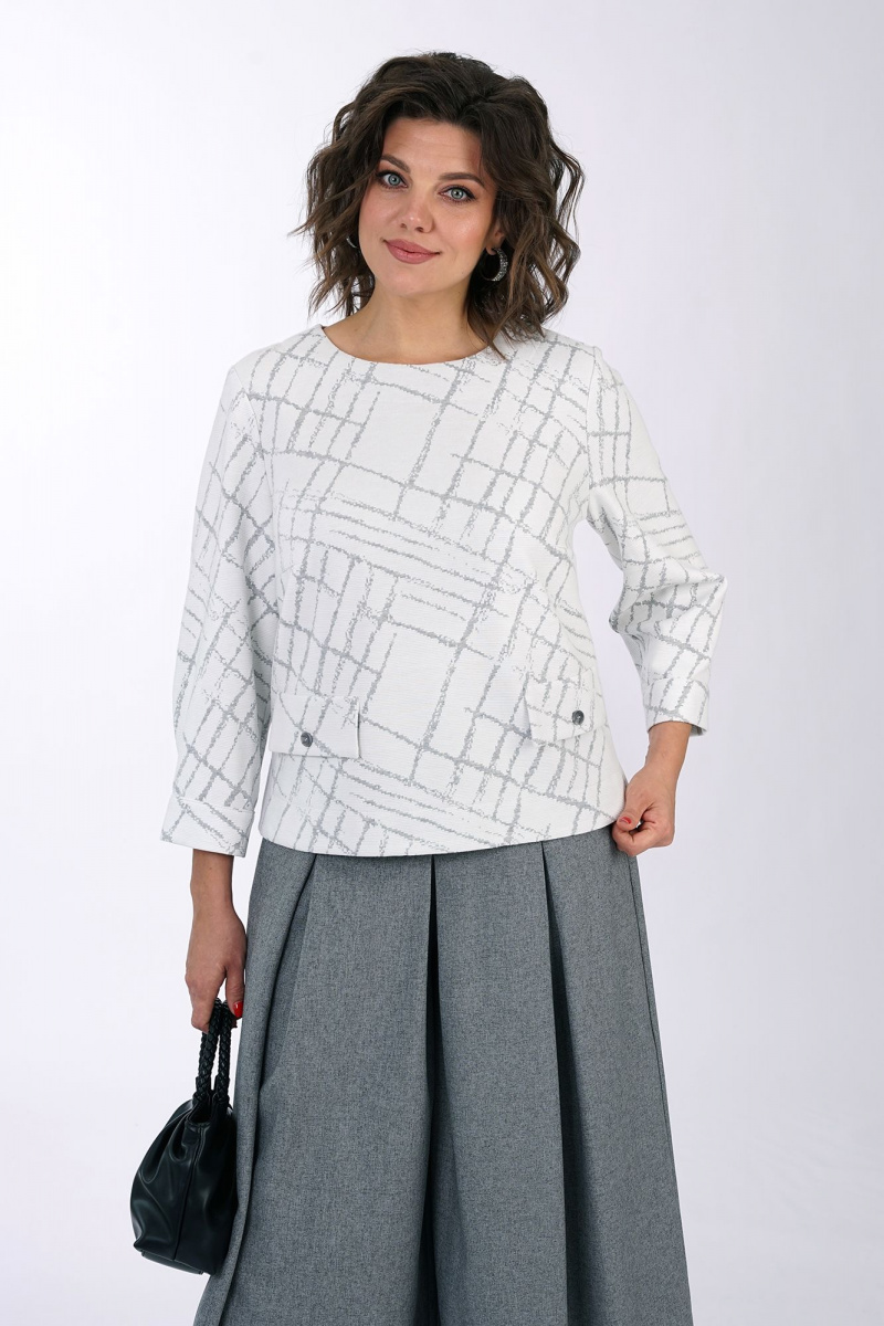Брючный комплект Alani Collection 2456 серый