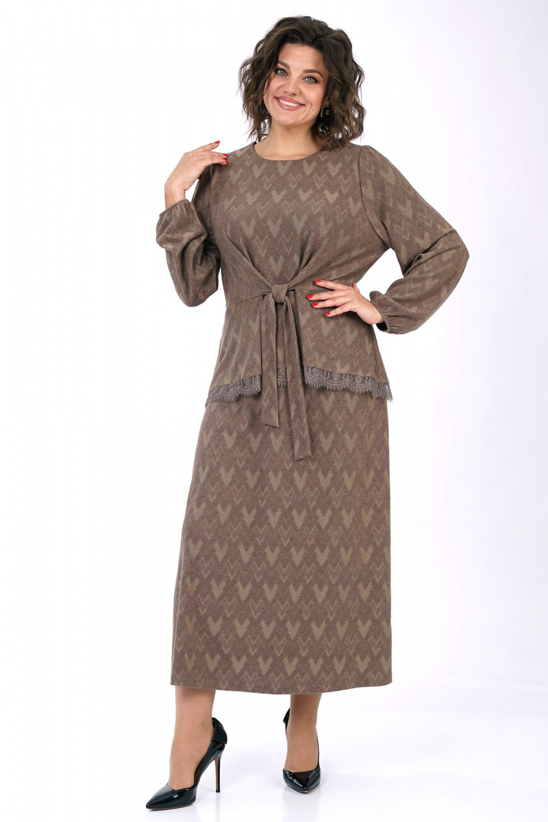 Юбочный комплект Alani Collection 2461 капучино