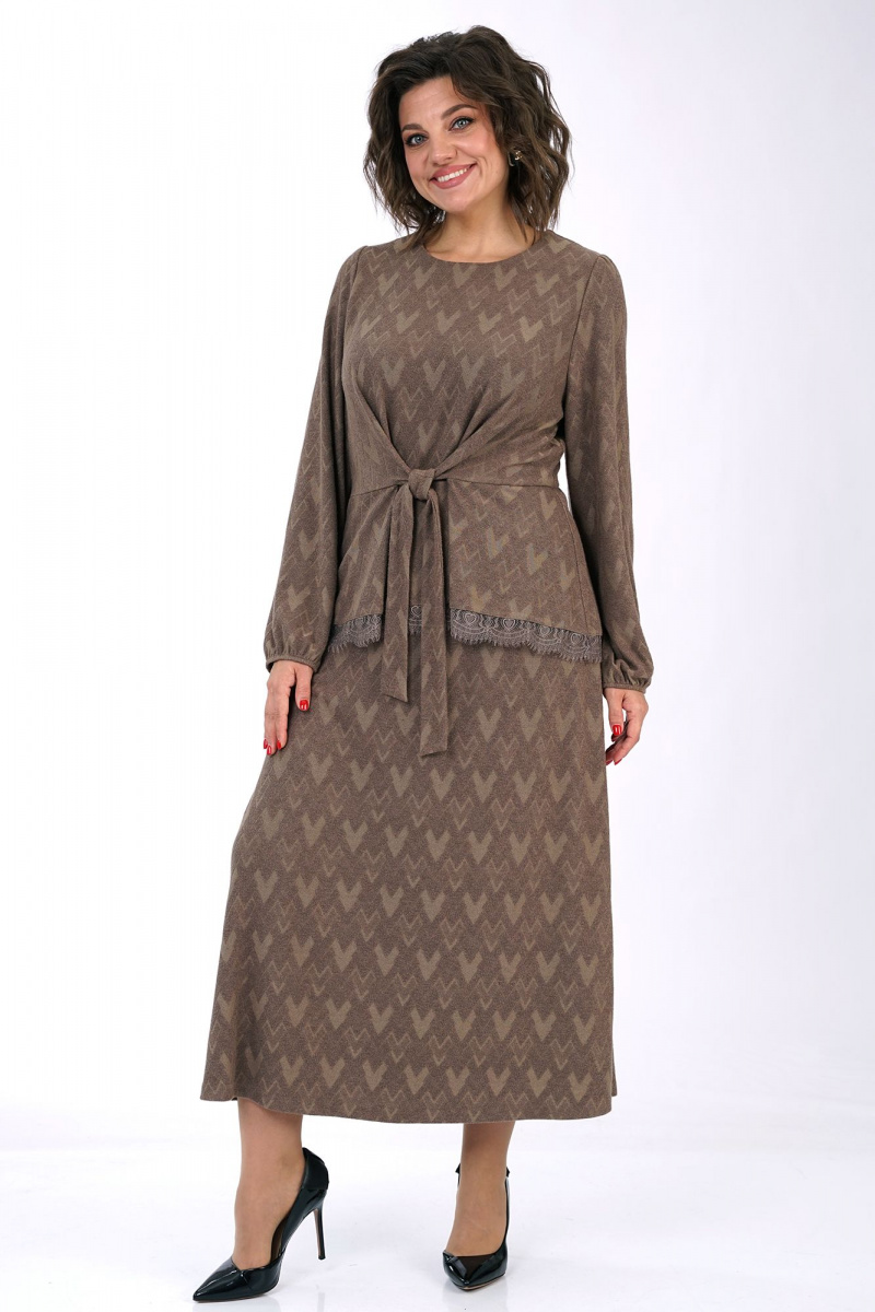 Юбочный комплект Alani Collection 2461 капучино