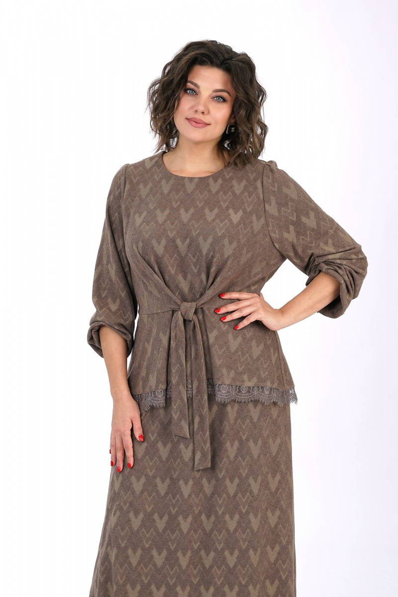 Юбочный комплект Alani Collection 2461 капучино