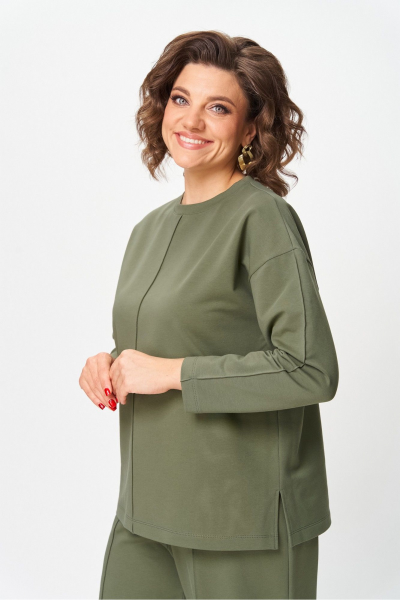 Брючный костюм Rumoda 2144_дл. зеленый
