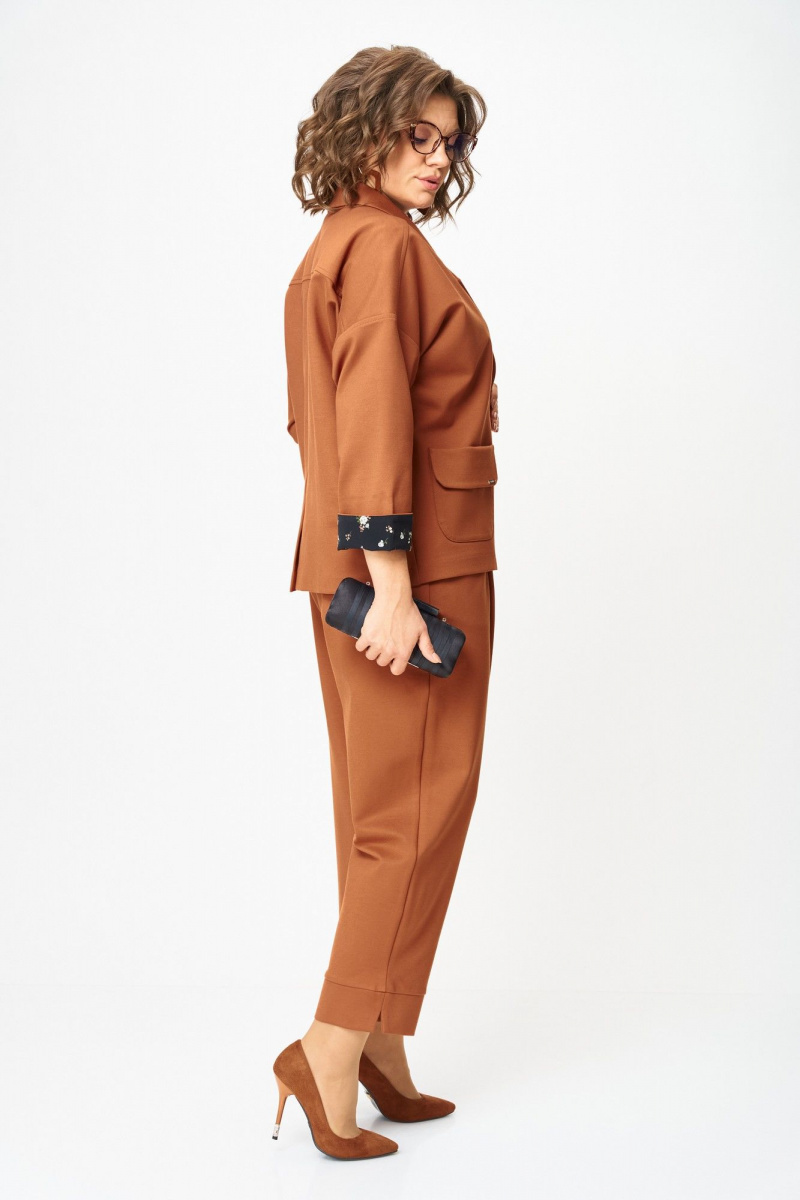 Брючный костюм Michel chic 1437 виски