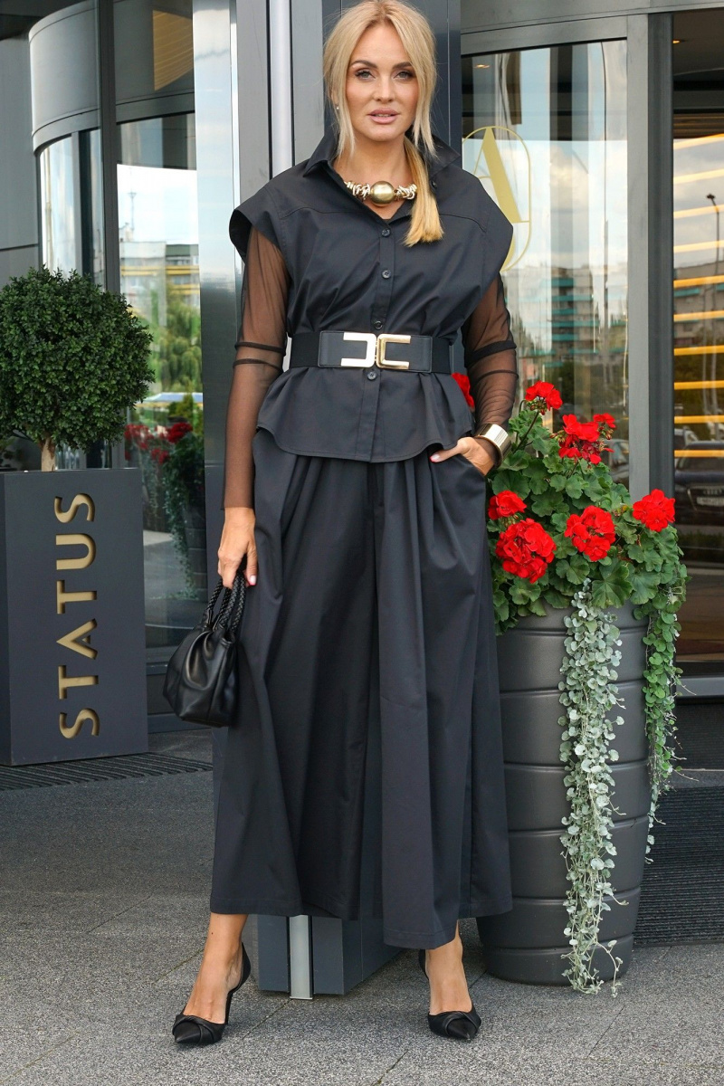 Брючный комплект Alani Collection 2435 черный