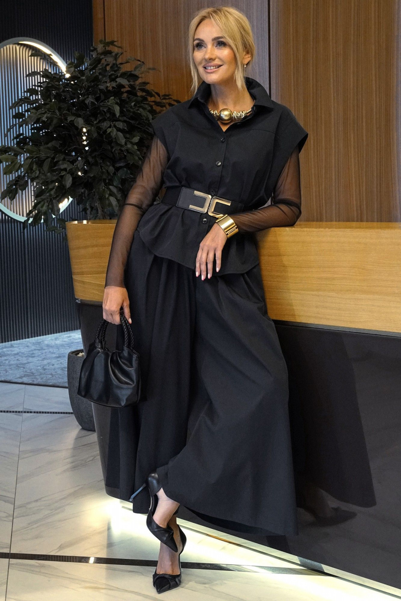 Брючный комплект Alani Collection 2435 черный