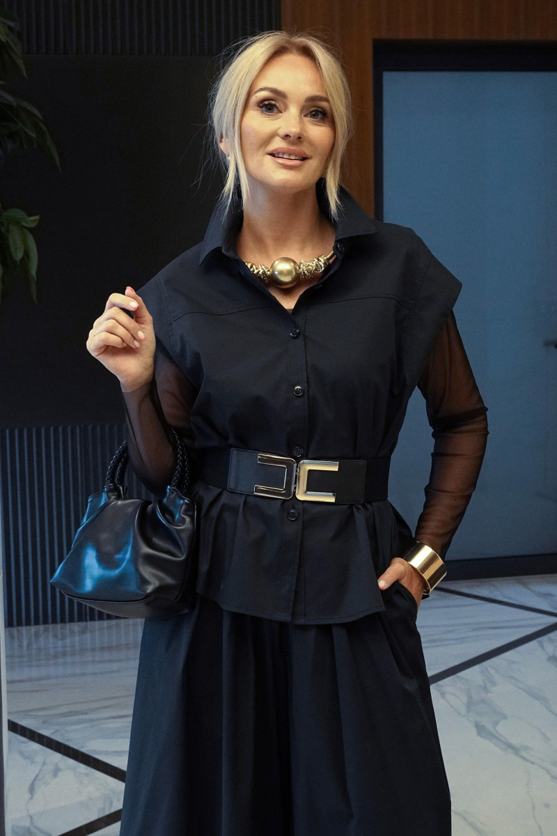 Брючный комплект Alani Collection 2435 черный