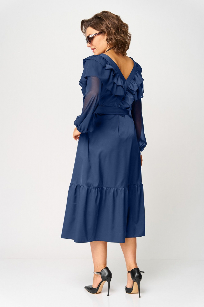 Платья EVA GRANT 7225С синий