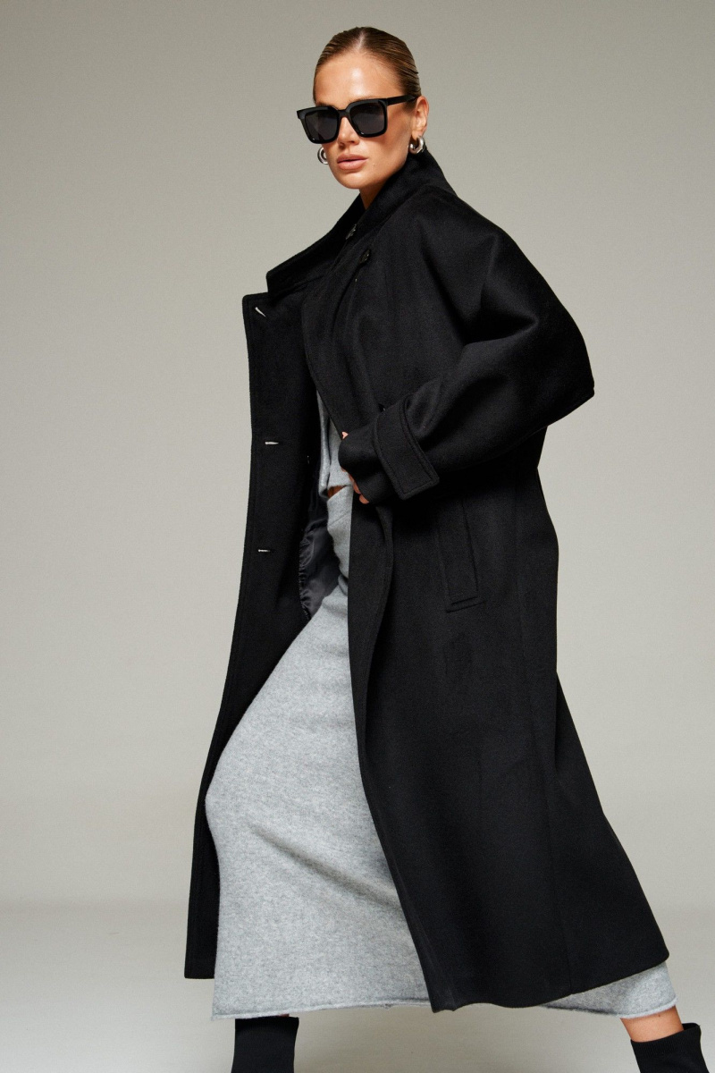 Женское пальто Beautiful&Free 7012 черный