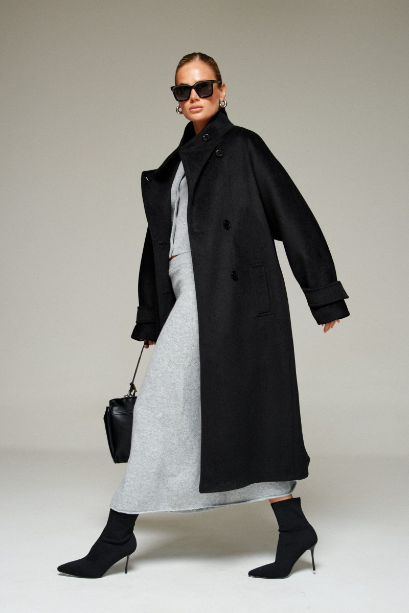 Женское пальто Beautiful&Free 7012 черный