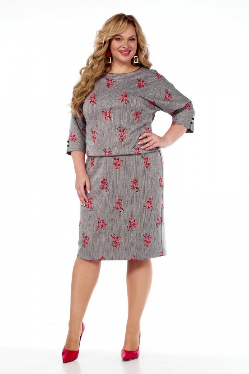 Платья СиБон 0358 серый