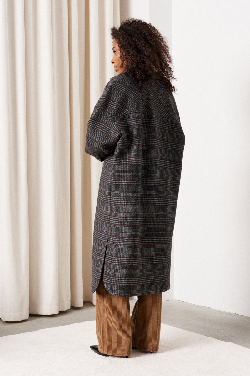 Женское пальто Colors of PAPAYA NEW 1750 клетка