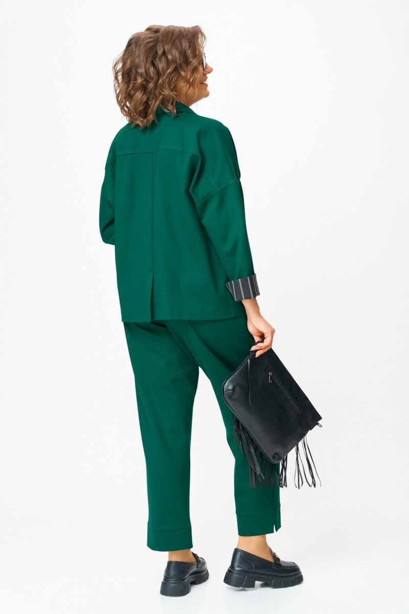 Брючный костюм Michel chic 1437 изумруд