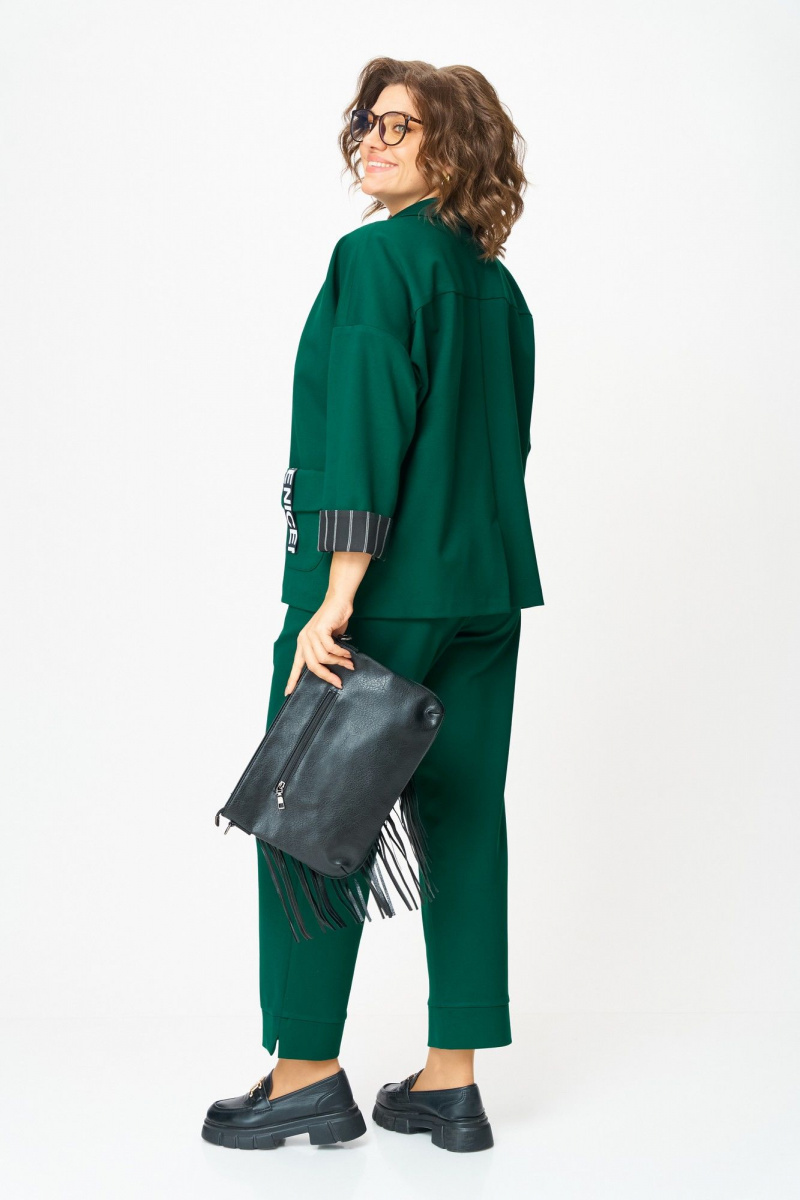 Брючный костюм Michel chic 1437 изумруд