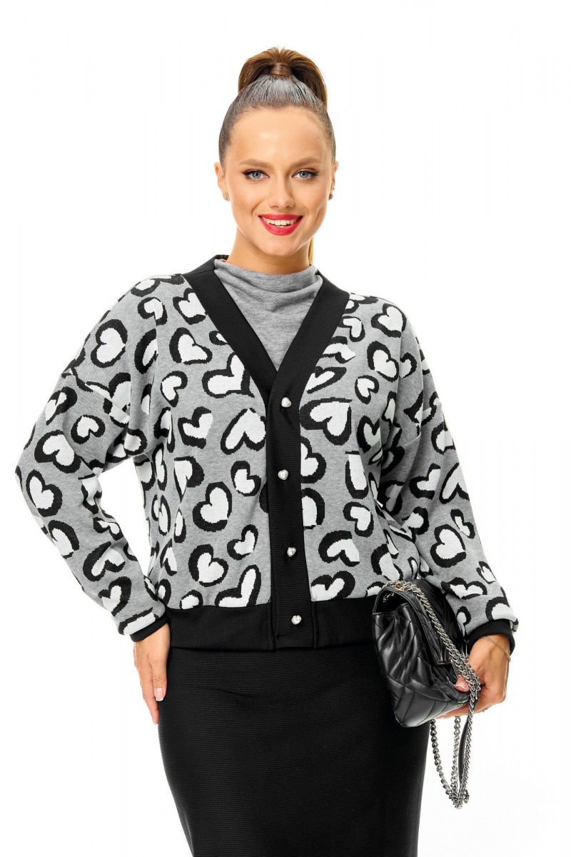 Юбочный комплект T&N 7698 сердце_черный