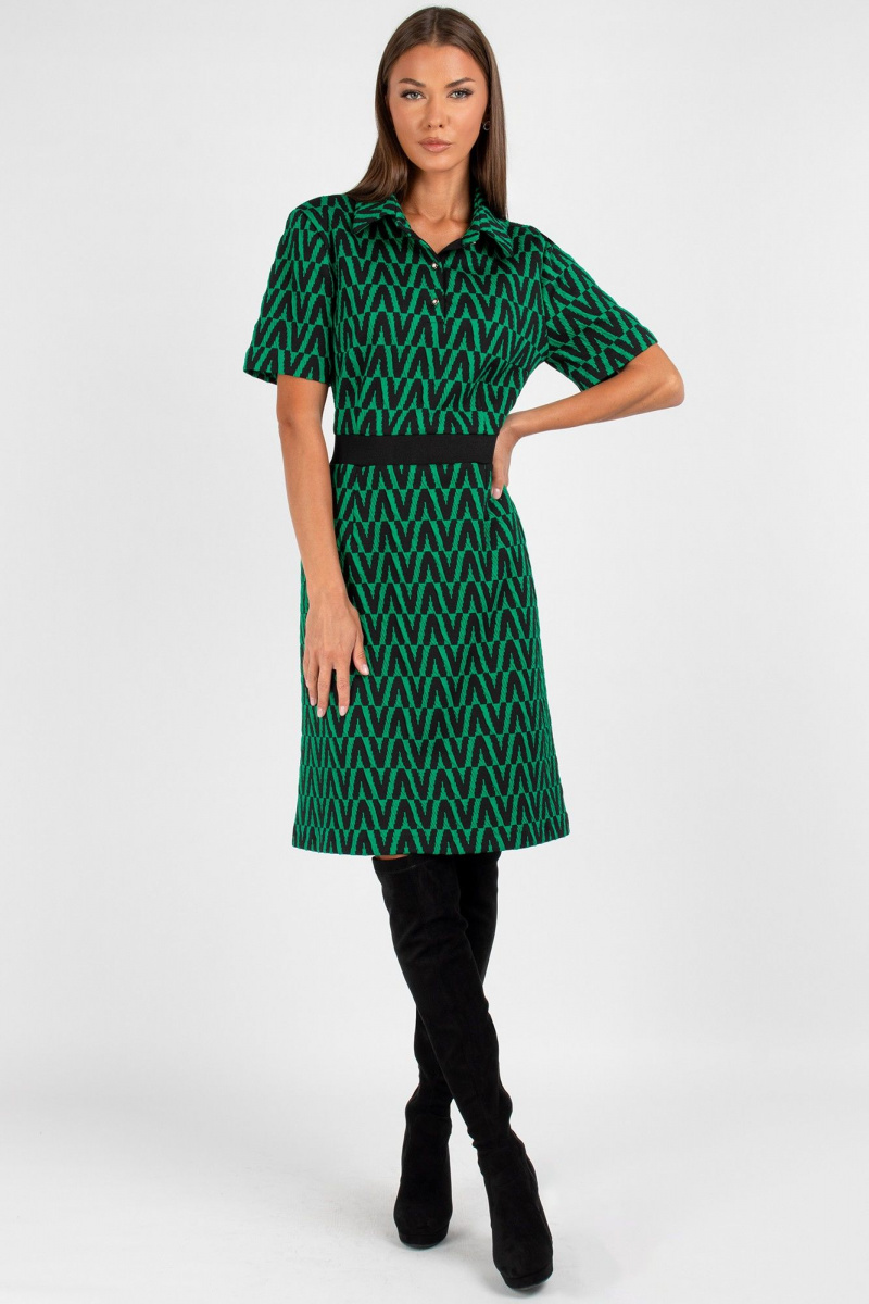 Платья VIZAVI 807 изумруд