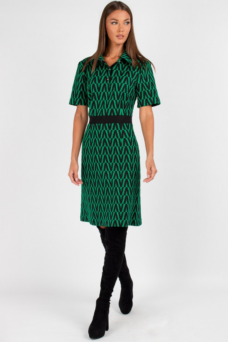 Платья VIZAVI 807 изумруд